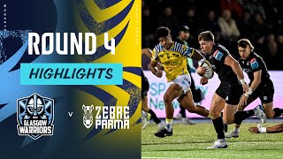 Glasgow Warriors v Zebre Parma  Highlights  Round 4  URC 202425 [upl. by Everett]