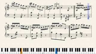 Paganini  Caprice No24  Piano  By Your Piano Scores [upl. by Ecienaj268]