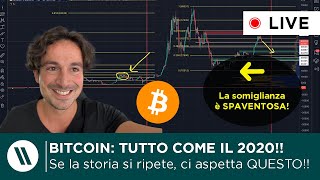 BITCOIN LA STORIA si STA RIPETENDO TALE E QUALE ECCO COSA ci ASPETTA ORA è come il 2020 [upl. by Tabbi]