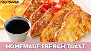 French Toast for Beginners  Learn How Cook [upl. by Idolem246]