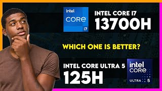 Intel Core i7 13700H vs Intel Core Ultra 5 125H Comparison [upl. by Nowyt]