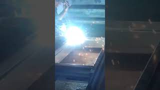 Metal window frame 🪟 welding video [upl. by Airretnahs474]