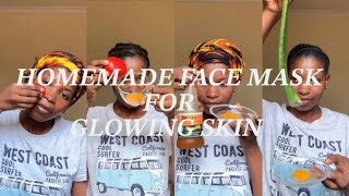 HOME MADE Face Mask For Glowing skin amp Health Skin [upl. by Devehcoy]