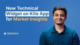 New technical widget on Kite app  Easy Market Insights [upl. by Sauder]