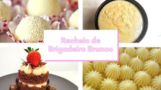 Recheio de Brigadeiro Branco  White Brigadeiro Filling [upl. by Deryl217]