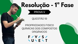 FUVEST 2024  Questão 19  Olestra é uma gordura artificial com sabor parecido ao do óleo vegetal [upl. by Albemarle]