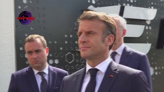 Macron fait le show quotla guerre cest bon pour l’emploi quot [upl. by Aikym]