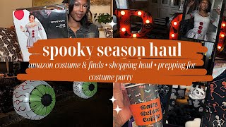 spooky season shopping haul  amazon costume amp finds [upl. by Ashlan]