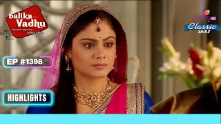 Anandi को Jagdish के फैसले के लिए दोषी ठहराया गया  Balika Vadhu  बालिका वधू  Highlight  Ep 1398 [upl. by Juno985]