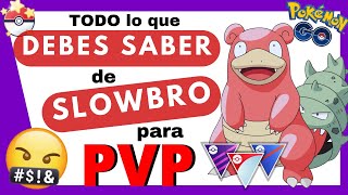 😱 ¡LOS MEJORES ATAQUES de SLOWBRO en Pokémon GO ¿Qué tan bueno es en el PvP ¡Descúbrelo aquí 🥵 [upl. by Amles]