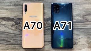 Samsung Galaxy A70 vs Samsung Galaxy A71 in 2023 [upl. by Ahsiadal]