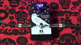 Rock Stock Pedals RAVEN Overdrive pedal demo with Kingbee Tele [upl. by Mancino]