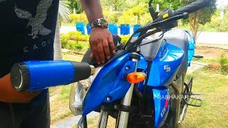 How to BIKE STICKERING and modifying in  telugu [upl. by Aniroz118]