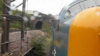 Deltic 55022 Powers Out of Kings Cross 11th Sept 2010 [upl. by Lerner]