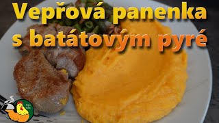 Vepřová panenka s batátovým pyré [upl. by Neitsirhc]