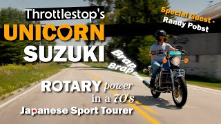 The Rotary Unicorn  Throttlestops 1975 Suzuki RE5 Wankel Powered Sport Tourer [upl. by Coffin307]