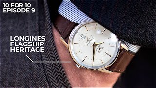 A Classy Dress Watch Respecting The Past  The Longines Flagship Heritage WatchGecko Review [upl. by Eirene]