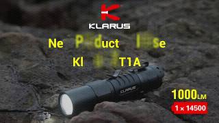 KLARUS XT1A  1x14500 1000 Lumens Compact Tactical EDC Flashlight [upl. by Oiram]