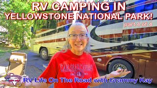 Exploring Yellowstone National Parks RV Camping Geysers amp Waterfalls [upl. by Otero]