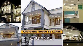 Affordable house for sale near KakkanadThengode 45kms Infopark 3bedroomsAsking price 82 Lakhs [upl. by Ahsenwahs663]