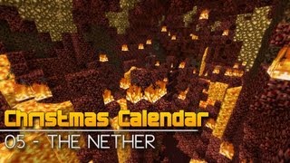 Christmas Calendar  05 The Nether  Minecraft Parkour Map [upl. by Elenaj]