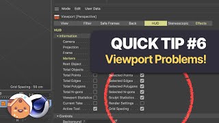 C4D  Quick Tip 6  Viewport problems [upl. by Matty]