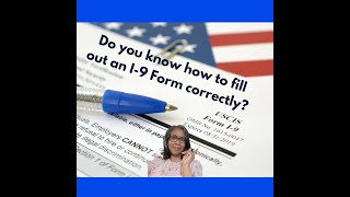 How to fill out an I9 Form  HR Coaching  Authorized Rep [upl. by Claiborne]