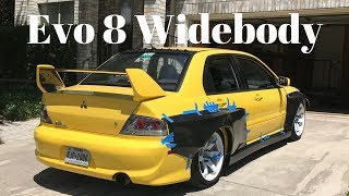 Evo 8  Clinched Widebody [upl. by Lawrenson]