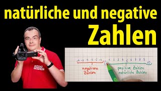 natürliche und negative Zahlen  einfach erklärt  Lehrerschmidt [upl. by Aicnatsnoc]