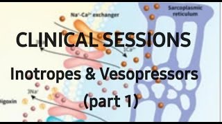 Clinical sessions Inotropes amp Vesopressors part 1 e  collection [upl. by Fugazy]