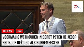 Peter Heijkoop officieel gestart als burgemeester van Leiden [upl. by Legir827]