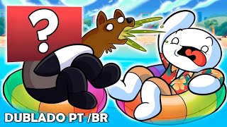 Minha Namorada Meu Amigo e o Vômito no Dia da Praia Theodd1sout Dublado PTBR [upl. by Issac156]