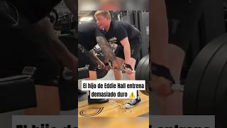 El hijo de Eddie Hall entrena demasiado duro gym powerlifting fitness bodybuilding [upl. by Otreblon887]