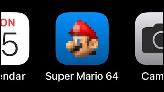 Super Mario 64 Ported to iOS sm64exios [upl. by Qiratla]