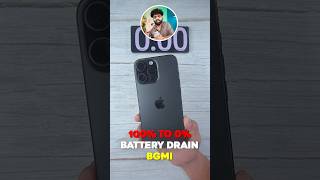 iPhone 16 Pro Max  BGMI 100 to 0 Battery Drain Test [upl. by Ekusoyr]