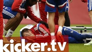 Knöchelbruch  Drei Monate Pause für Lahm  kickertv [upl. by Leahcimdivad208]