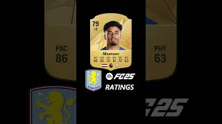 FC 25 Aston Villa Player Ratings astonvilla fc25 fc25rtg [upl. by Aiciram683]