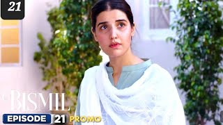 Bismil Teaser 21 Naumaan Ijaz  Savera Nadeem  Hareem Farooq  Saad Qureshi  review in urdu [upl. by Medovich]