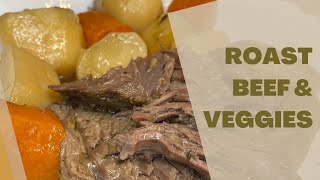 Roast Beef  Slow Cooked Roast Beef amp Vegetables [upl. by Elokcin562]