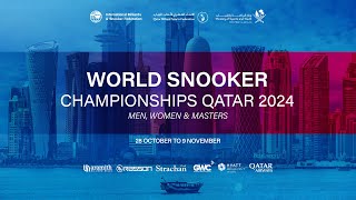 IBSF  WORLD CHAMPIONSHIPS MEN QATAR 2024  DAY 9 [upl. by Grannia]