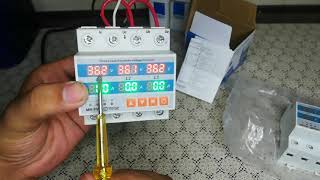 3 phase under and over voltage Protector relay [upl. by Almat]