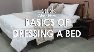 Basics of Dressing A Bed  MF Home TV [upl. by Rufe214]