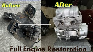 Honda CD200 Roadmaster Engine Restoration  Reviving Classic Power [upl. by Oijres]