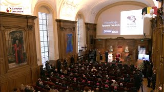 Visite du pape François à la KU Leuven [upl. by Fields]