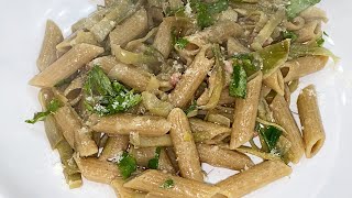 PASTA CARCIOFI E PANCETTA [upl. by Dnalyk]