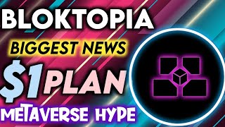 Bloktopia Blok Coin Metavrse Hype Coming 👀🥳🚀 Bloktopia Coin Future 🔥 Cryptocurrency News Today [upl. by Petula]