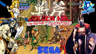 Golden Axe The Revenge of Death Adder  ARCADE  FULL GAME  Longplay  Playthrough [upl. by Nylesoj]