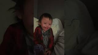 Caden saying hello 🥰 downsyndrome baby fypシ゚viral fypage cute fyp sayinghi [upl. by Elnora262]