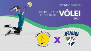 PRAIA CLUBE x JF VÔLEI  AO VIVO E COM IMAGENS  CAMPEONATO MINEIRO CODEMGE 2024 [upl. by Maurilia798]