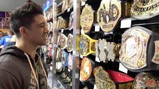 Check out the WrestleMania Superstore with TJ Perkins [upl. by Garaway156]